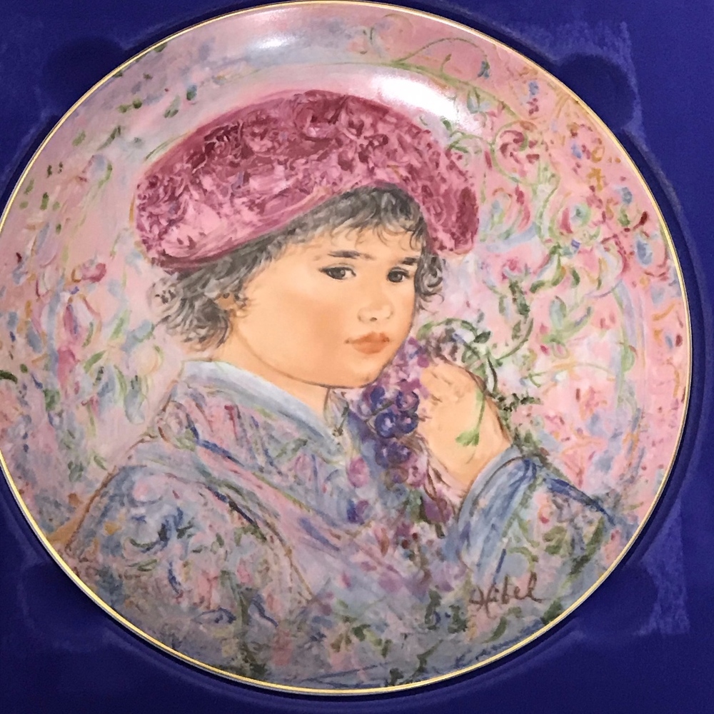 Edna Hibel Plate